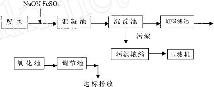 重金屬低COD廢水的清洗工藝