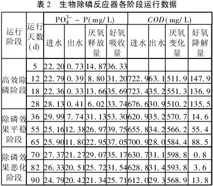 SBR强化生物系统处理高浓度含磷废水