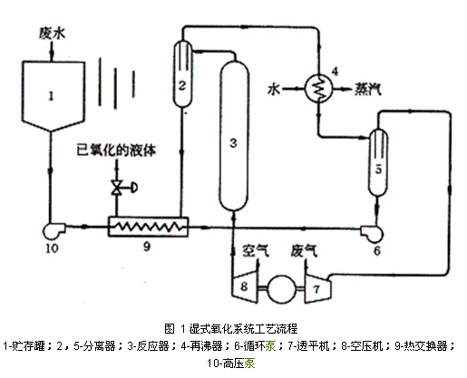 湿式催化氧化法处理含酚废水