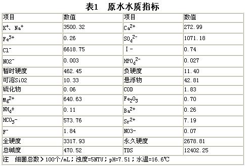 【喷漆废水处理】苦咸水淡化设计方案