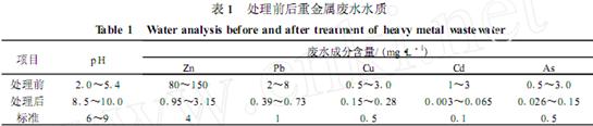 株洲冶炼厂一期重金属废水处理工程